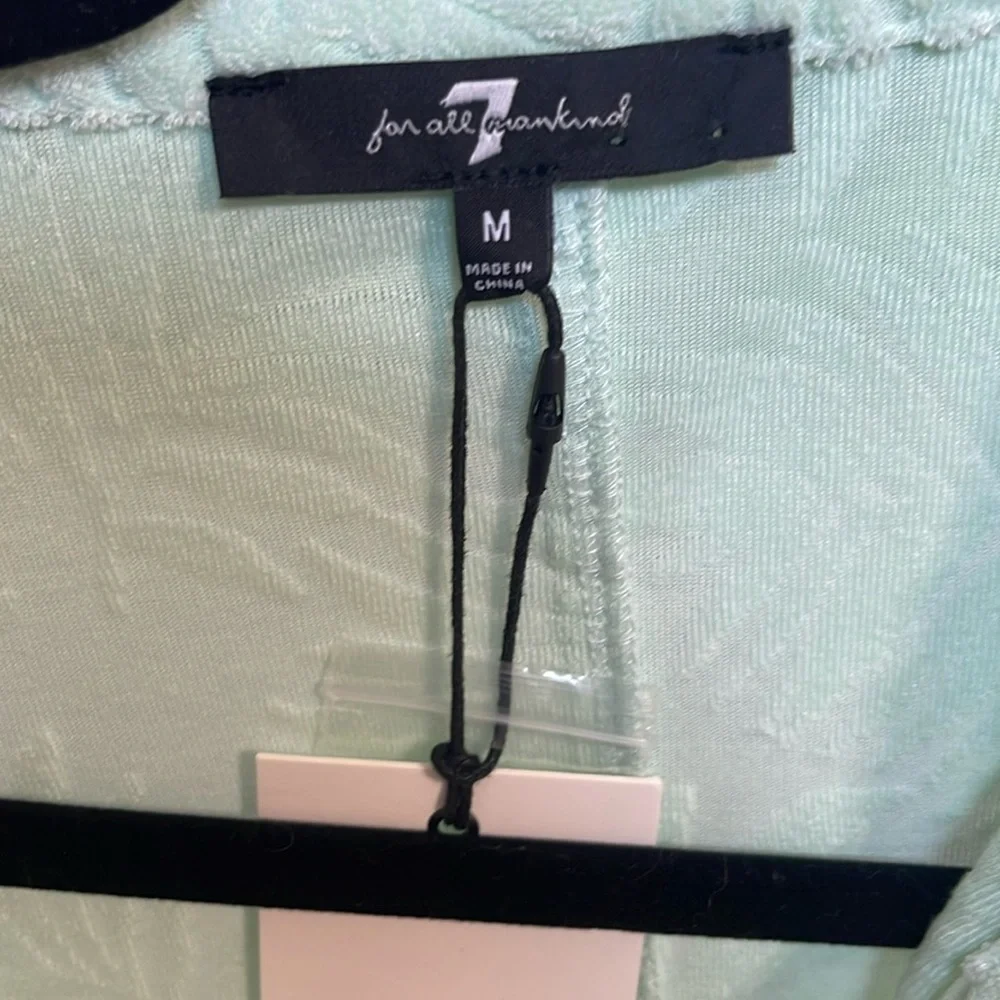 NWT 7 For All Mankind 3Piece Set,Pistachio/Green Size M,Shorts,Bralette,… - Picture 3 of 14